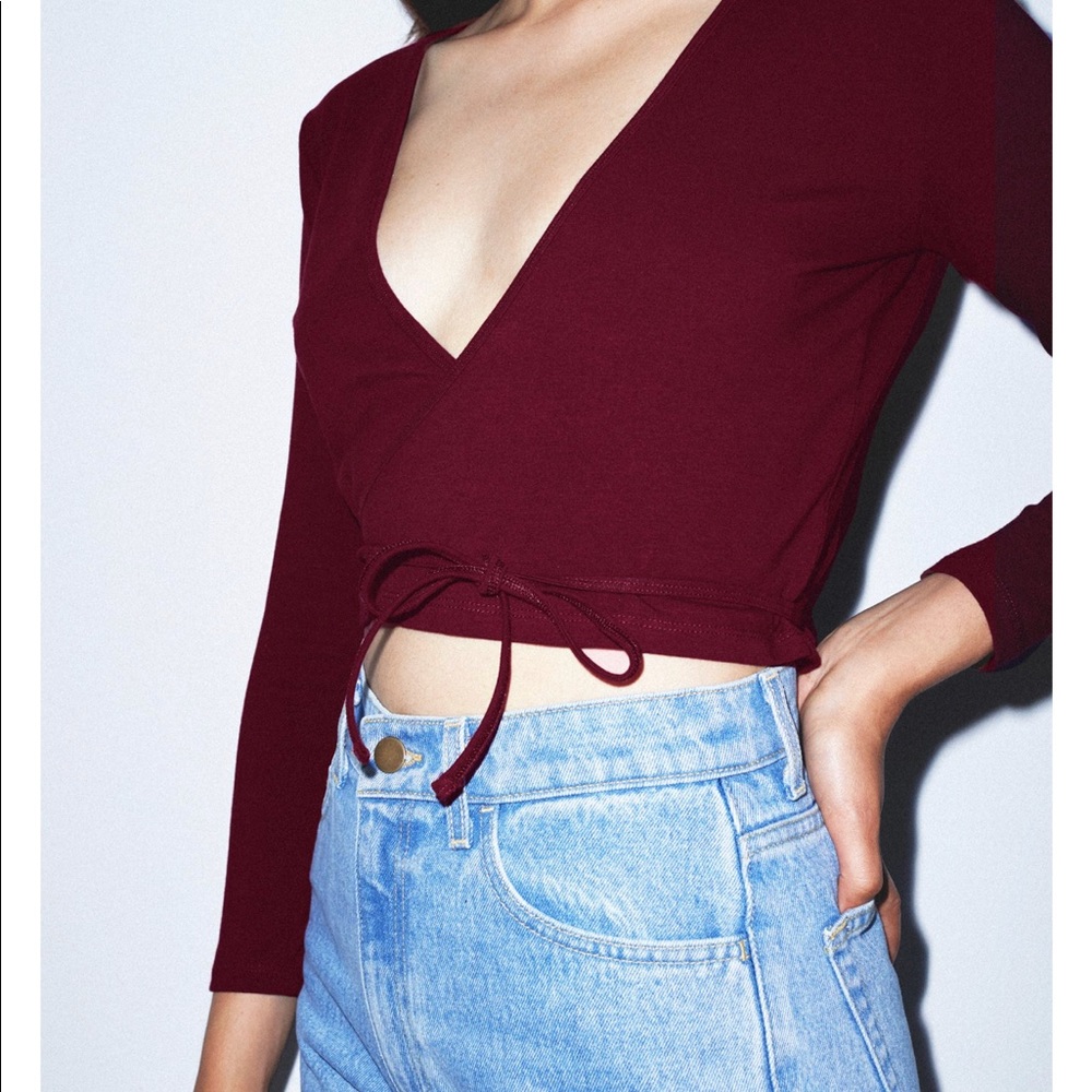 American apparel crop top